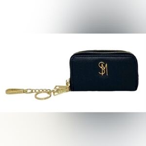 Steve Madden BMARTAA BLACK SLG Wristlet‎ Dual Zip Wallet NWOT